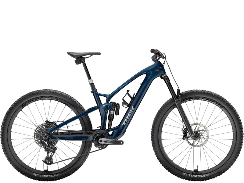 Fuel EXe 9.9 X0 AXS Electric Full Suspension Mountain Bike 2024 in Mulsanne Blue